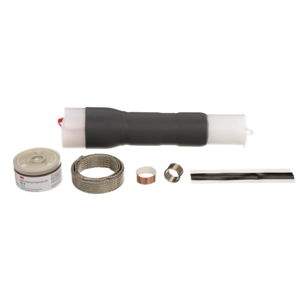 7000058806 QT-III 7620-T Cold Shrink Termination Kit, 1 Pieces, For Use With Single Core Tape Shield, UniShield and Wire Shield Power Cable, Silicone Rubber, Black