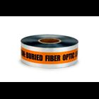 CAUTION BURIED FIBER OPTIC LINE BELOW (Orange) 3" x 1000ft