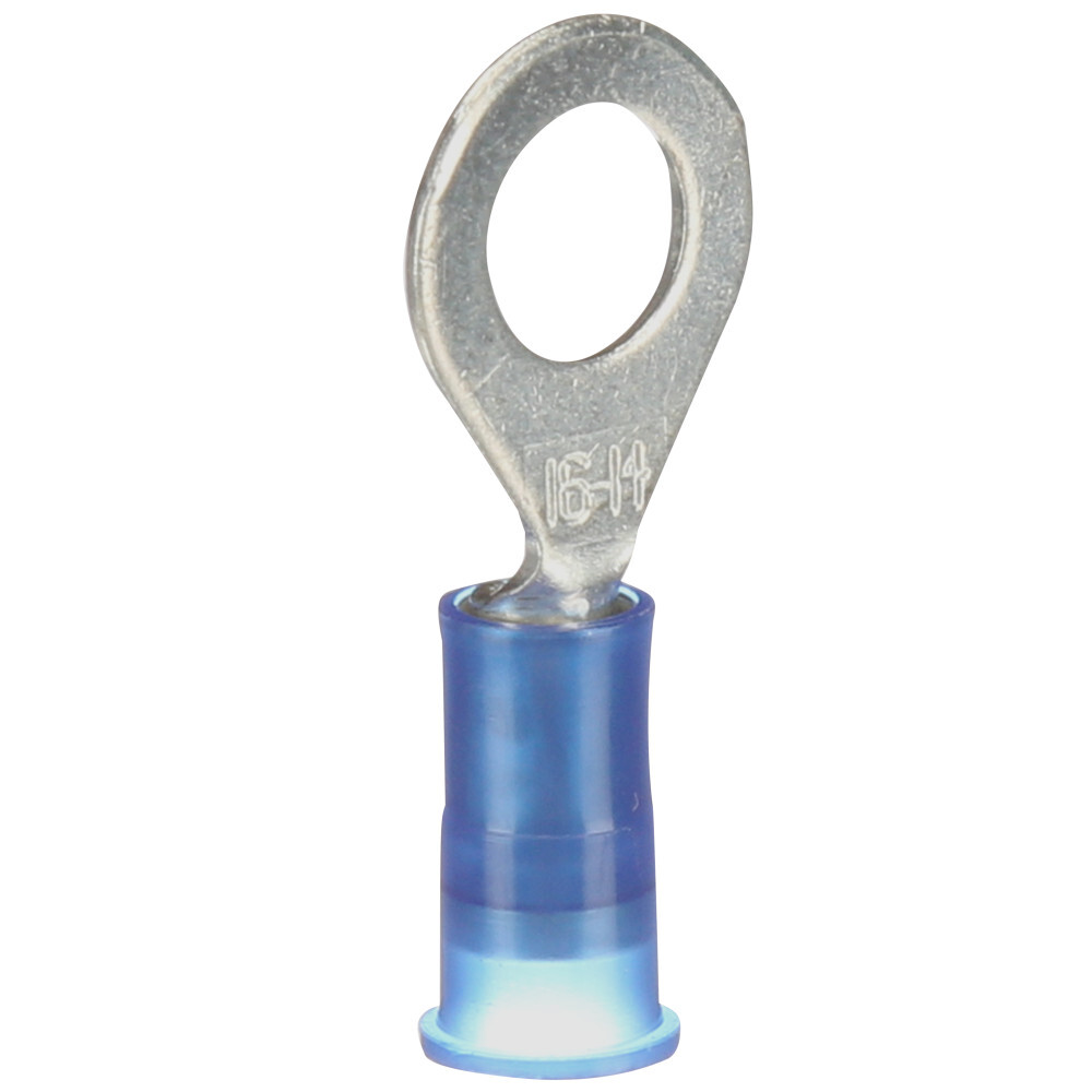 7000133417 Scotchlok Insulated Terminal, 16 to 14 AWG Conductor, 1.09 in L, Butted Seam Barrel, Nylon, Blue