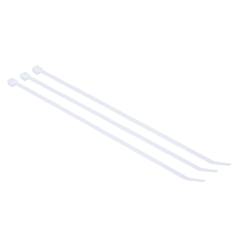 7000133456 Cable Tie, 8 in L x 0.142 in W x 0.05 in THK, Nylon 6/6, Natural