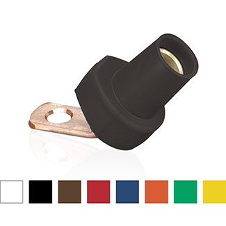 16F21-UW Rhino-Hide 16 Series 1-Pole Taper Nose Female Terminal Connector, 600 V AC, 400 A, 2 to 4/0 AWG Wire, NEMA 3R NEMA Rating