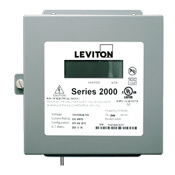 2N208-2D VerifEye 2000 3-Phase 4-Wire 3-Element Surface Mount Demand Meter, 120/208 V AC, 200 A, LCD Display, Isolated Pulse Output Communication