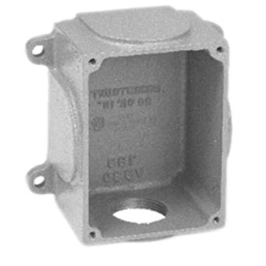 JB6-B150 Russellstoll J-Line Rectangular Junction Box, 4.94 in H x 5.63 in W, Aluminum