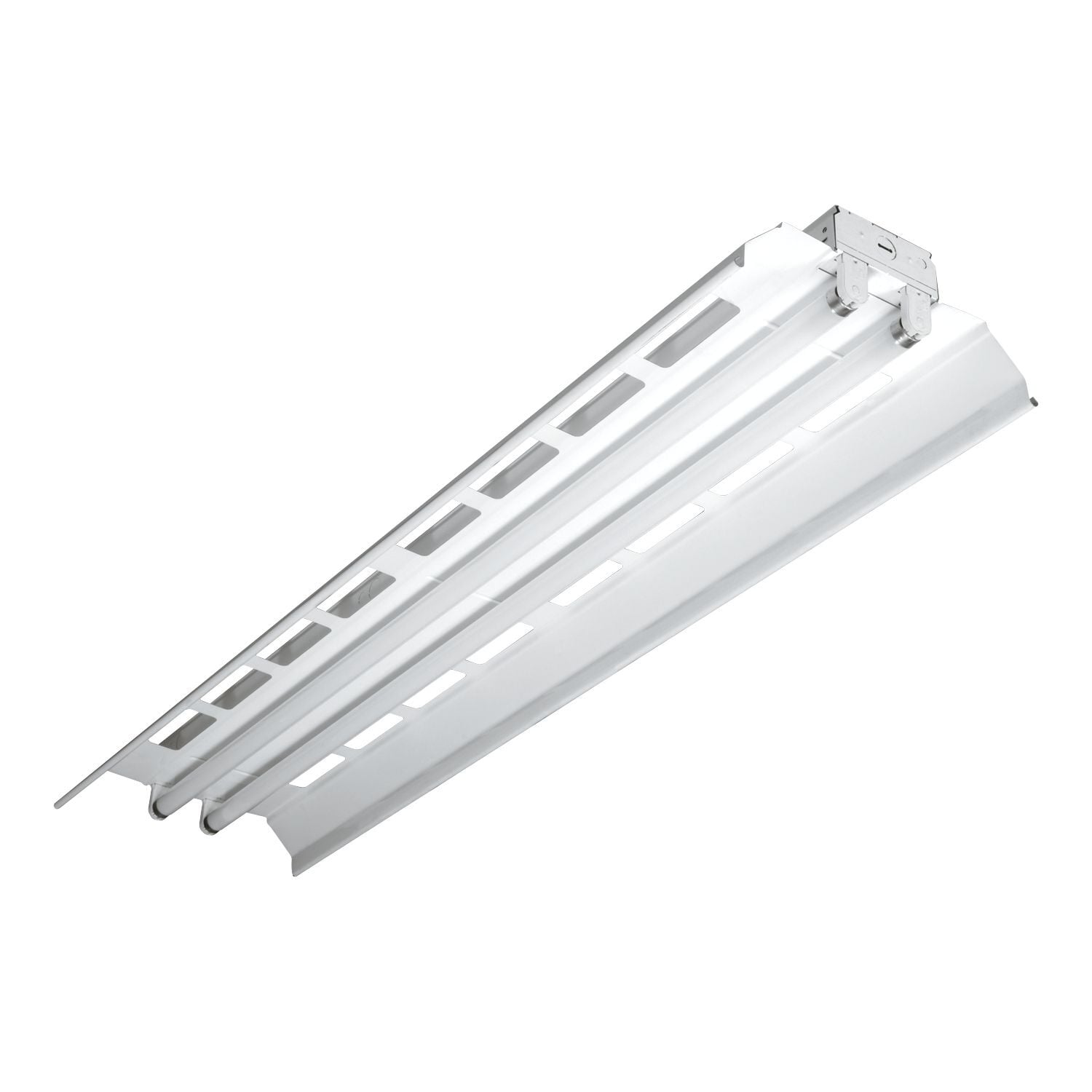 ICF-296-UNV-EB81-U Metalux IAF/ICF Industrial Industrial Light Fixture, (2) T8 Lamp, 120/277 V AC, Baked White Enamel Housing