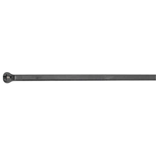 TYC525MX Ty-Rap High Performance Standard Cable Tie, 7.3 in L x 0.19 in W x 0.05 in THK, Nylon/Polyamide 12, Black
