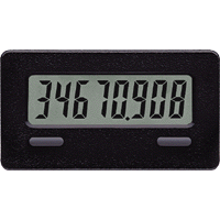 CUB7TVS0 Miniature Electronic Timer, 8 Digits, LCD Display