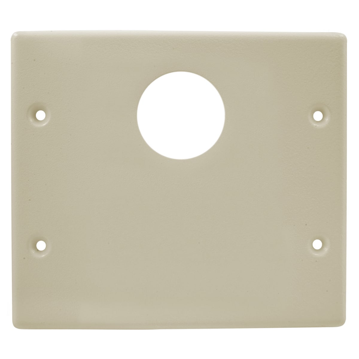 HBL4747AXIV Standard Cover Plate, 1.4 in Opening, For Use With HBL4750 Series Metal Raceway, Rolled Steel, Ivory