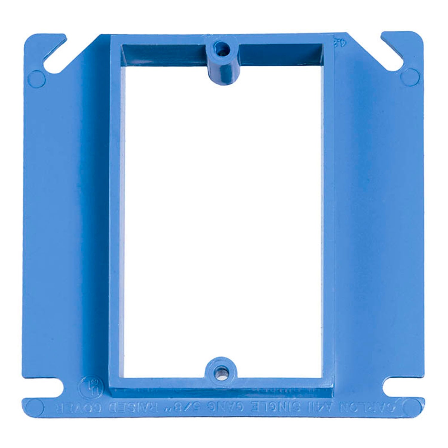 A412 Carlon Non-Metallic Outlet Box Cover, 4 in L x 4 in W x 3/4 in D