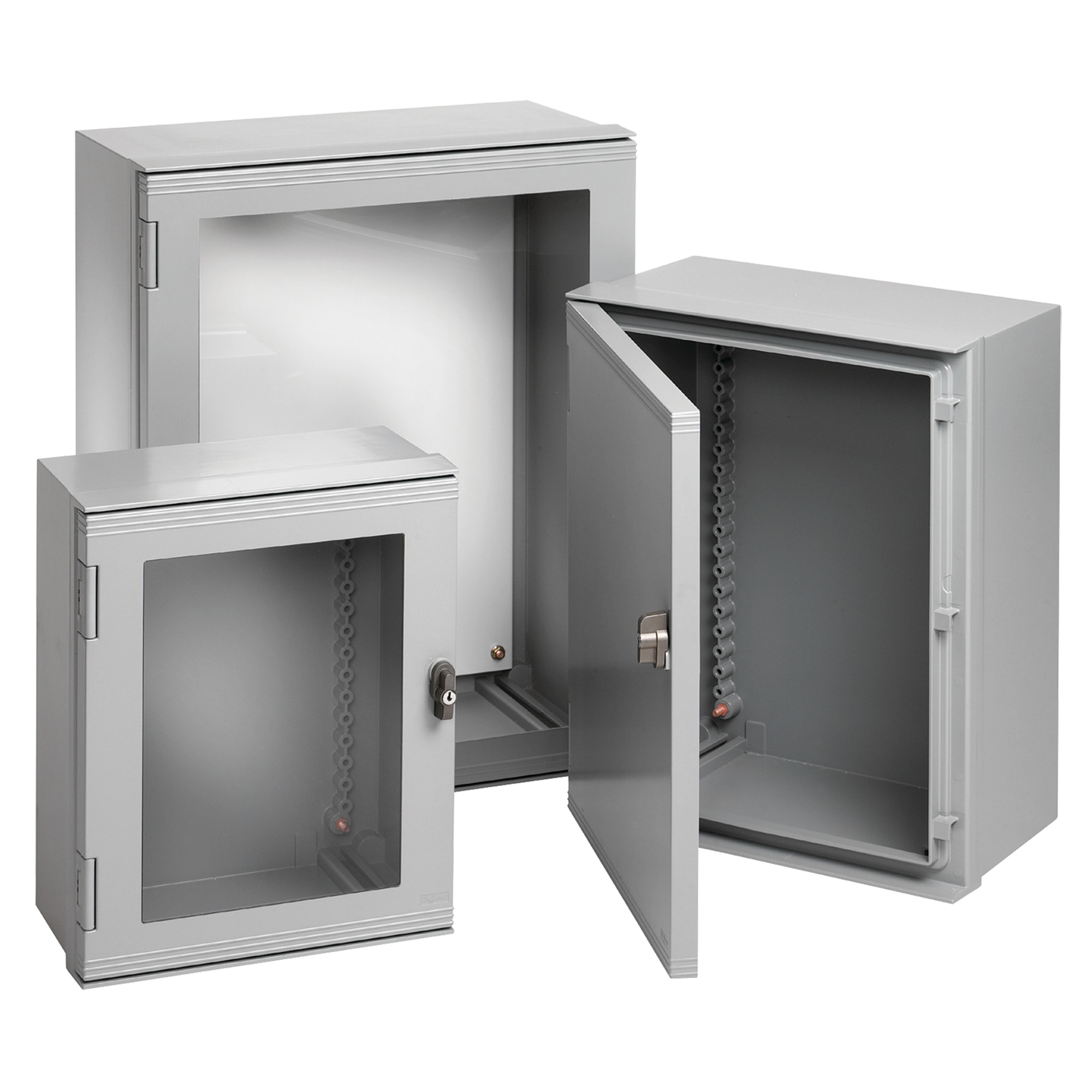 UU504020W Ultrx UX1 Window Door Enclosure, 20.2 in L x 16.26 in W x 8.66 in D, NEMA 4X/IP66 NEMA Rating, Fiberglass