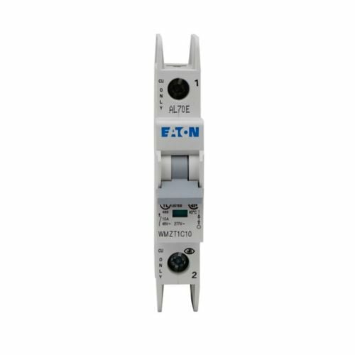 WMZT1C01 Current Limiting Miniature Circuit Breaker, 277/480 V AC, 1 A, 10/15 kA Interrupt, 1 Poles, Thermal Magnetic Trip