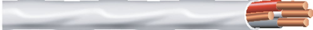 MCAP MC All Purpose Cable, 12 AWG, 3 Conductors, Solid Copper, Aluminum Armor, Brown/Orange/Gray, 250 Foot Coil
