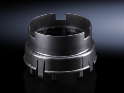 3286840 Air Duct Adapter, For Use With 3359, 3382 Air Duct System, Shallow Air Duct System, ABS, Jet Black