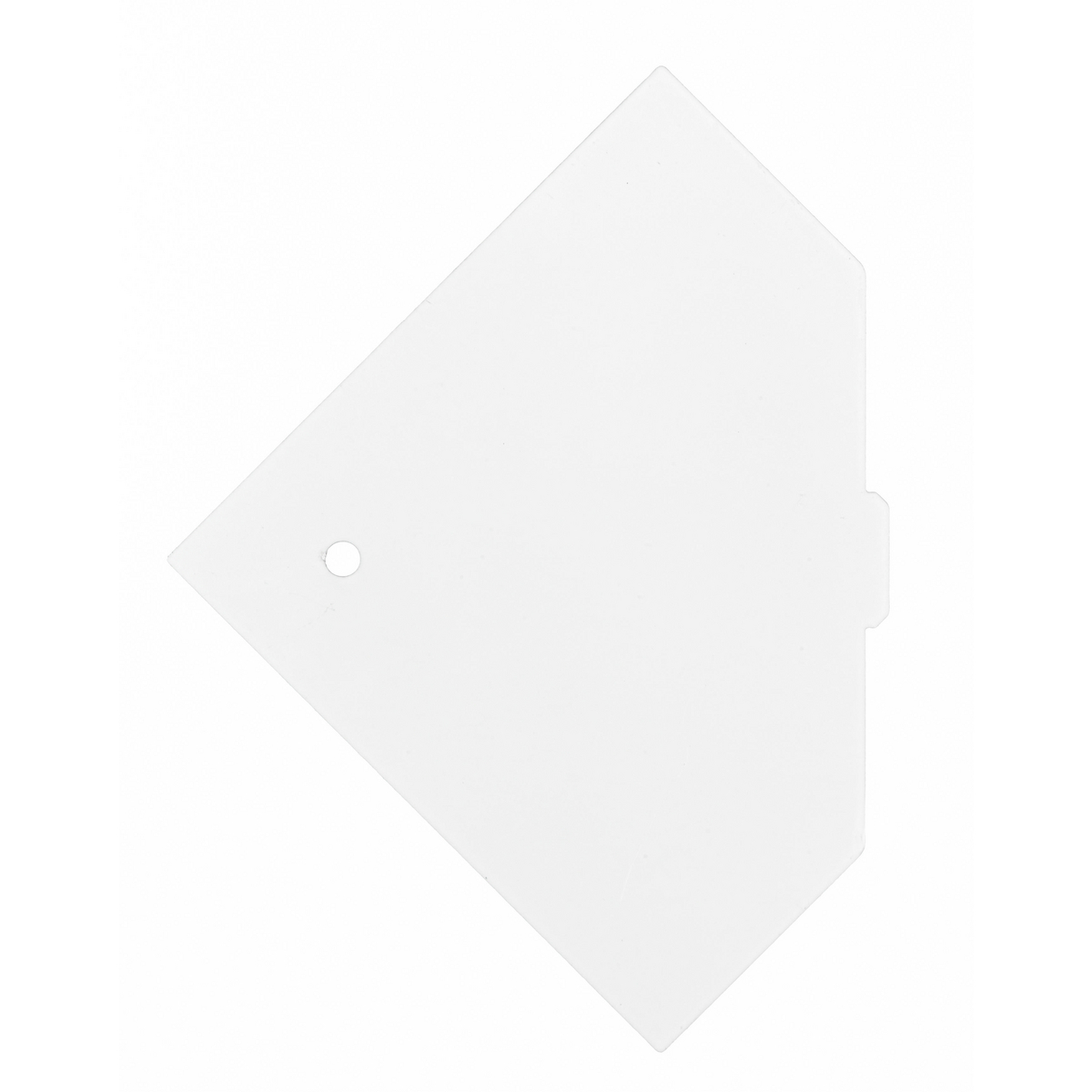RAFB4SPBLANK Blank Standard Sized Floor Box Device Plate, 3.59 in L x 3.59 in W, 4 Gangs, Galvanized Stamped Steel
