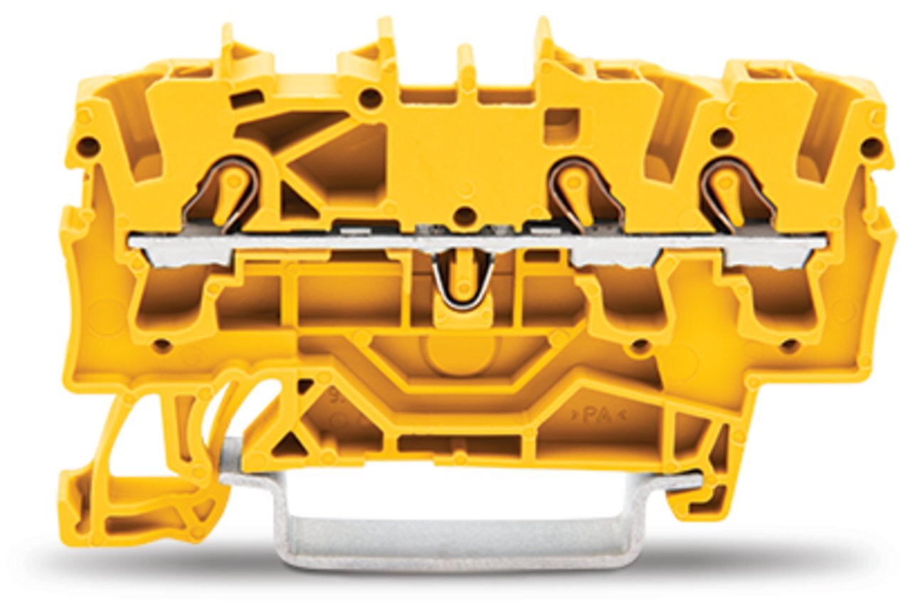 2002-1306 Operating Tool Conductor Terminal Block, 800 V, 24 A, 22 to 12 AWG Wire, 1 Poles, DIN Rail Mount