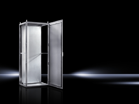 8806750 TS/TS8 Baying Enclosure System With Single Door, 800 mm W x 600 mm D, IP54, Carbon Steel