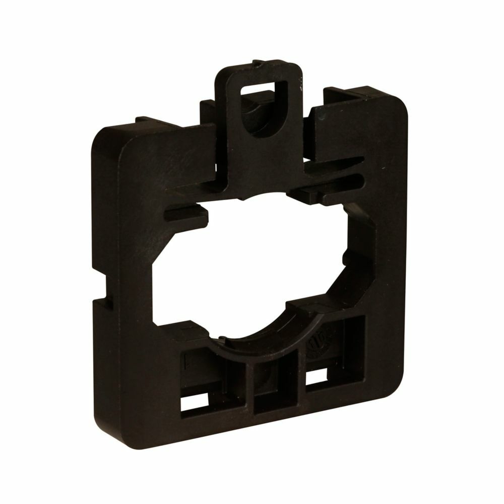 M22-A4 4-Position Modular Pushbutton Contact Block Mounting Adapter, 22.5 mm, Black