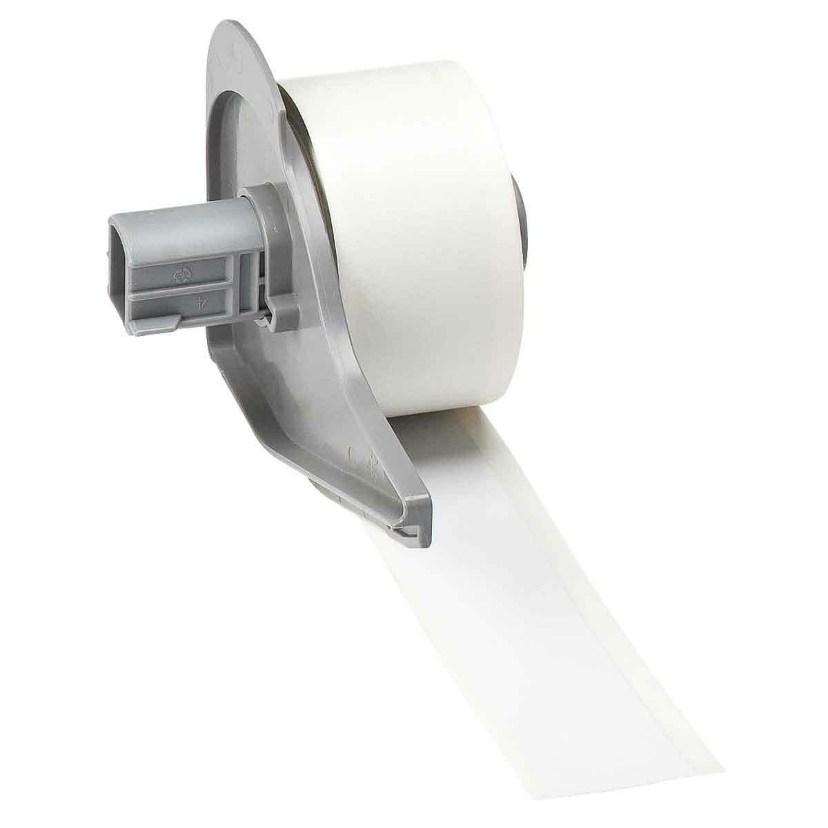 M7C-1000-595-WT All Weather Permanent Adhesive Label Tape, 50 ft L 1 in W, White, Vinyl