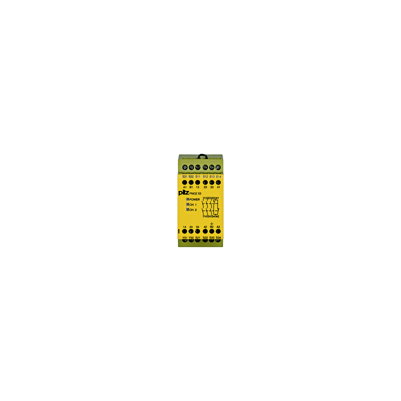 774316 PNOZ X Safety Relay, 5/6 A, 3NO-1NC 3 Form A/1 Form B Contact, 120 V AC/24 V DC V Coil