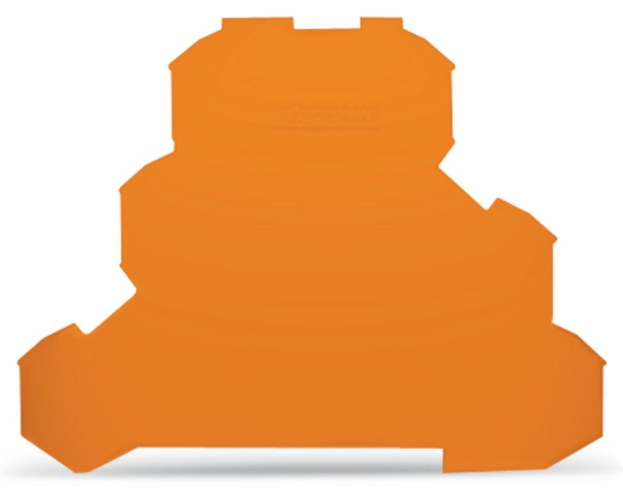 2002-3292 Half Sine End and Intermediate Plate, Polyamide, Orange