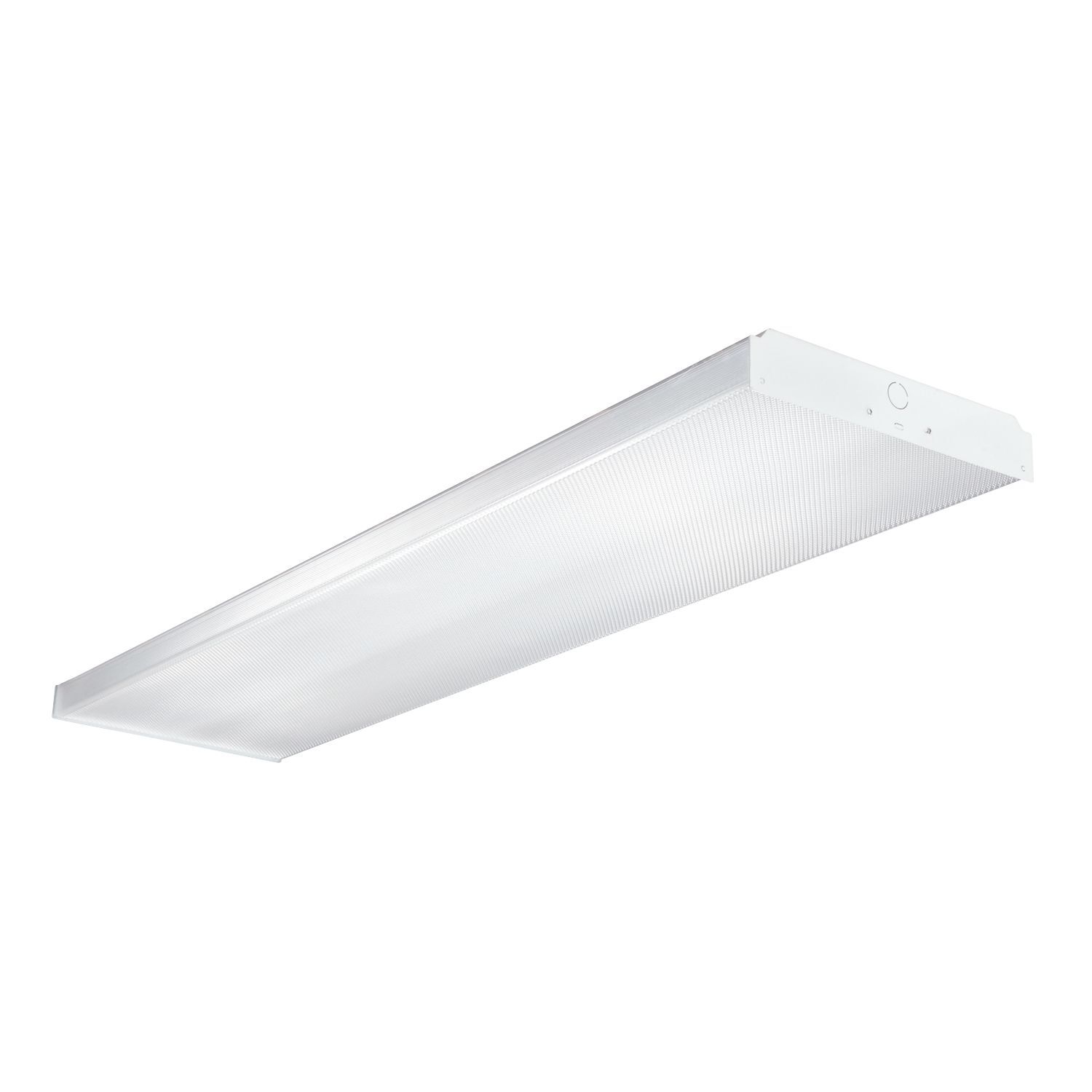 WN-232A-UNV-EB81-U Metalux WN Series Commercial Surface Wraparound, (2) T8 Lamp, 64 W Fixture, 120/277 V AC, Baked White Enamel Housing