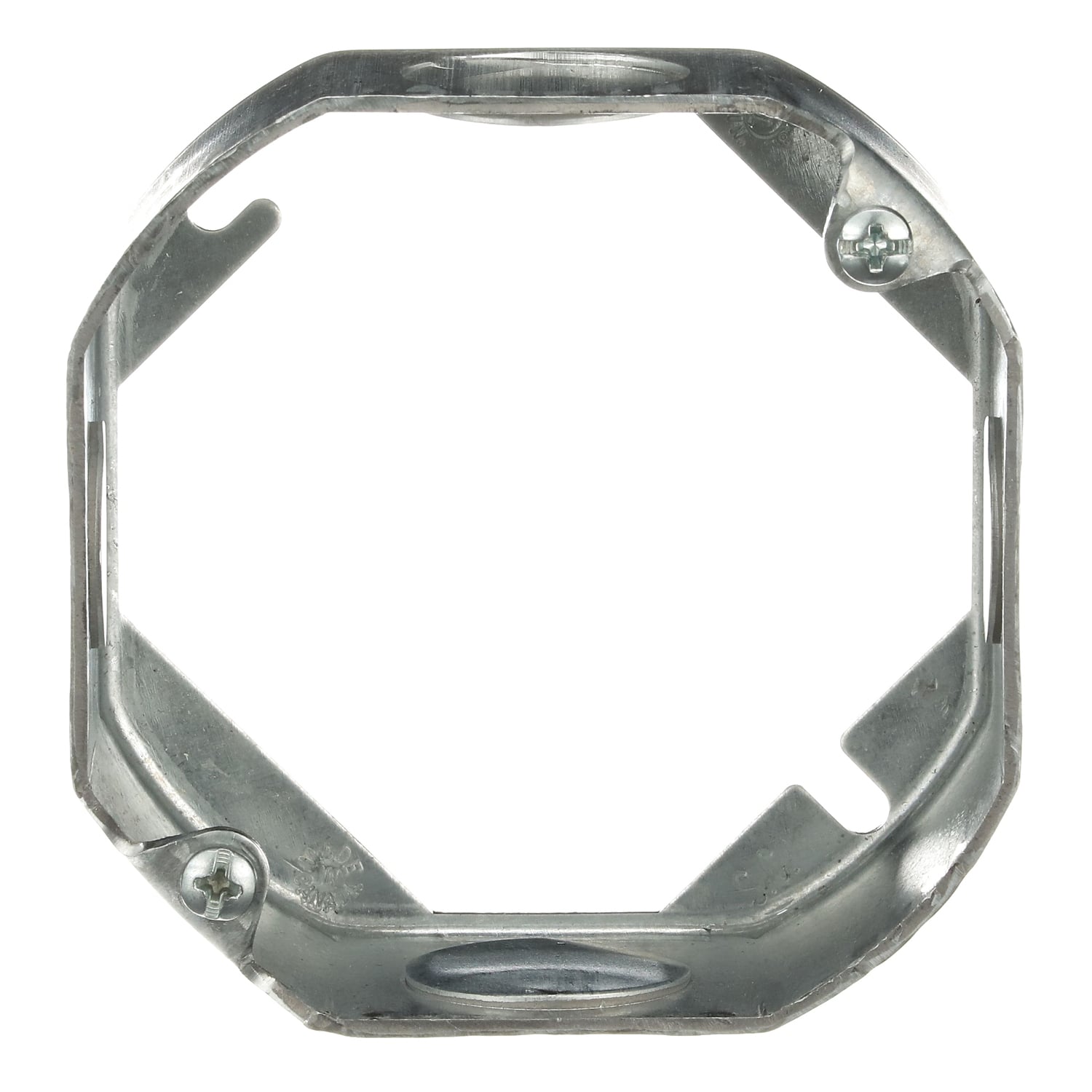 55151-1/2-3/4 Steel City 1-Outlet Drawn Style Extension Ring, 4 in L x 4 in W x 1-1/2 in D, Steel