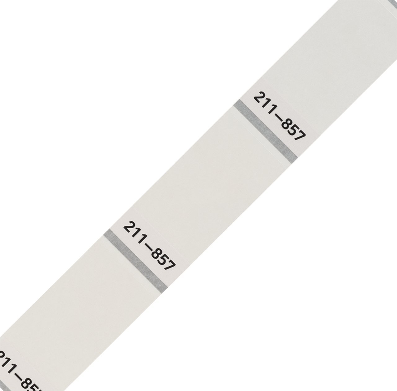 211-857 Self-Laminating Label, White
