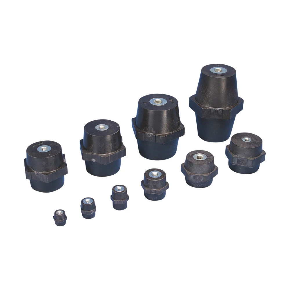 ISOTP40M12 ERI4/ISO-TP Low Voltage Insulator, 1000 V AC/1500 V DC, M12 Thread Connection, Polyamide/Steel