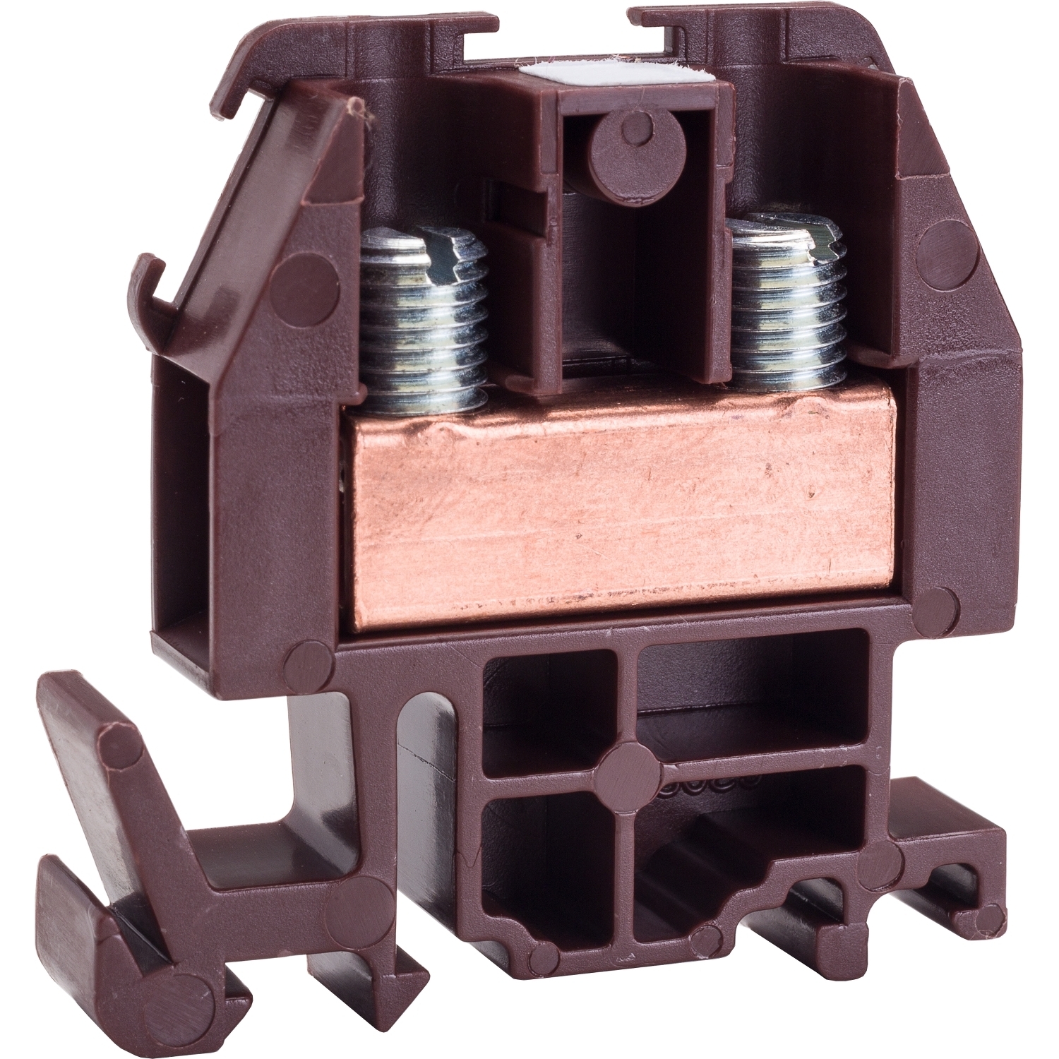 9080GRN6 Linergy Standard Terminal Block, 600 V AC/DC, 60 A, 22 to 8 AWG Wire, Panel Mount