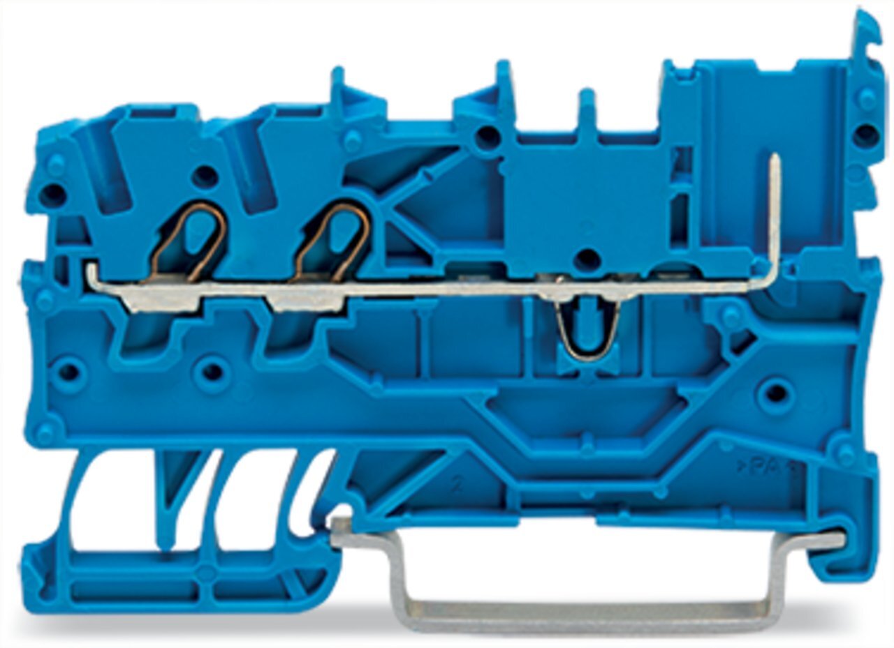 2020-1304 Operating Tool Conductor Terminal Block, 500 V, 13.5 A, 24 to 16 AWG Wire, 1 Poles, DIN Rail Mount