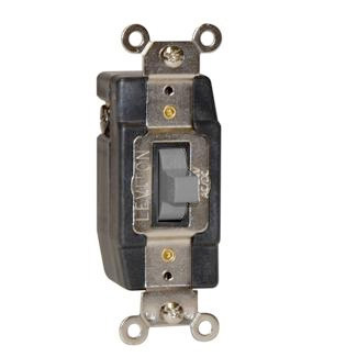 1081-GY Center OFF Low Voltage Standard Toggle Switch, 24 V AC/DC, 3 A, SPDT Contact