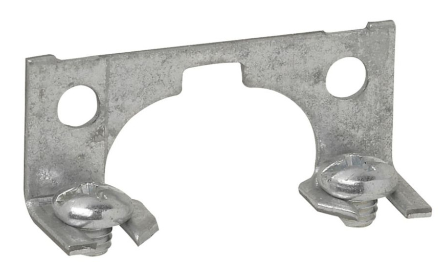 TP902 Screw Mount Ear, For Use With Switch Box, Steel, Natural