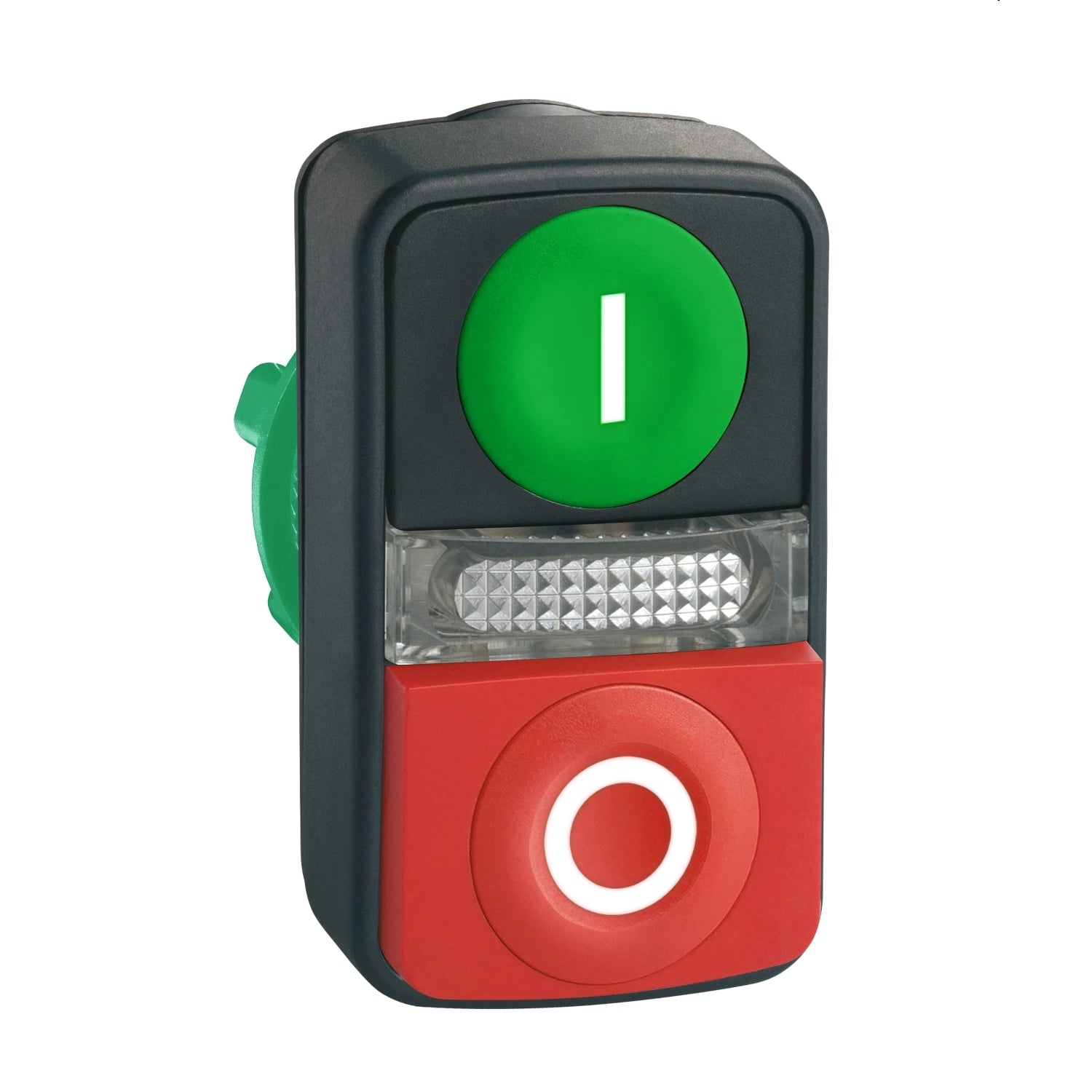 ZB5AW7L3741 XB5 Double Headed Illuminated Pushbutton, 22 mm, Black
