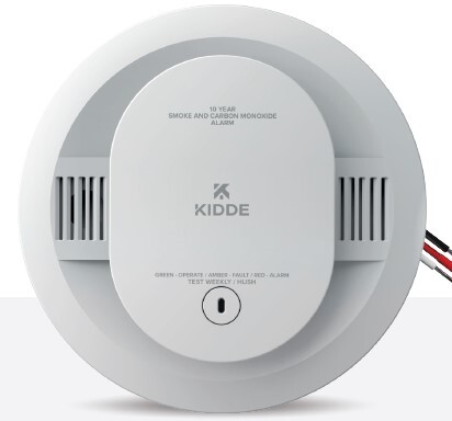 FireX Combination Smoke & Carbon Monoxide Alarm with Voice, Hardwired with AA Backup Battery, 1 Pack