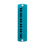 5F100-2QL OPT-X SDX Precision Molded Fiber Optic Adapter Plate, LC Duplex End A, (12) Multi-Mode Fiber