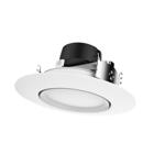 9 Watt LED Directional Retrofit Downlight - Gimbaled - 5 In.-6 In. - 3000K - 120 Volts - Dimmable - White Finish