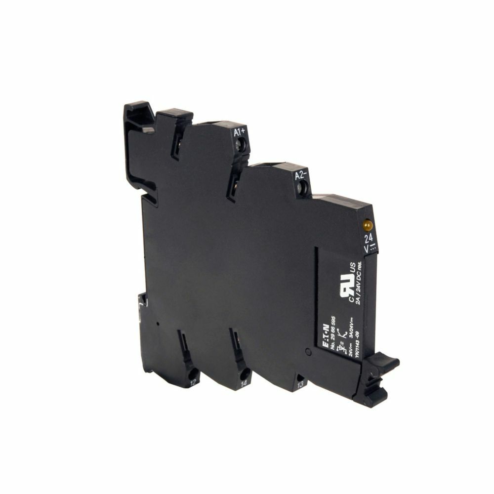 XRU1S24 Fixed Opto Coupler Terminal Block Relay, 2 A, 1 Form C SPDT Contact, 24 V DC V Coil