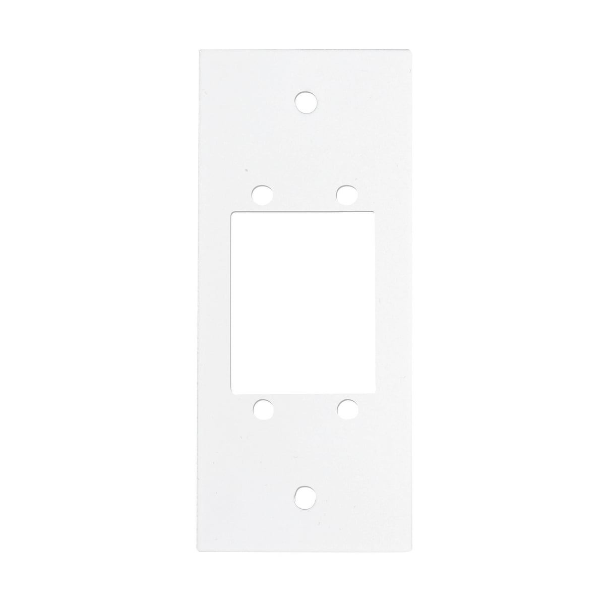 S1R8CSPC Standard Sized Center Sub Plate With (2) Extron MAAP Opening, Steel