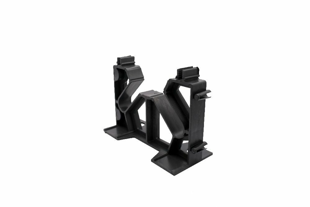 029571 Super Duct Base Vertical-Lok Conduit Interlocking Spacer, 3 x 3 in, For Use With Underground Duct Bank Supports, ABS