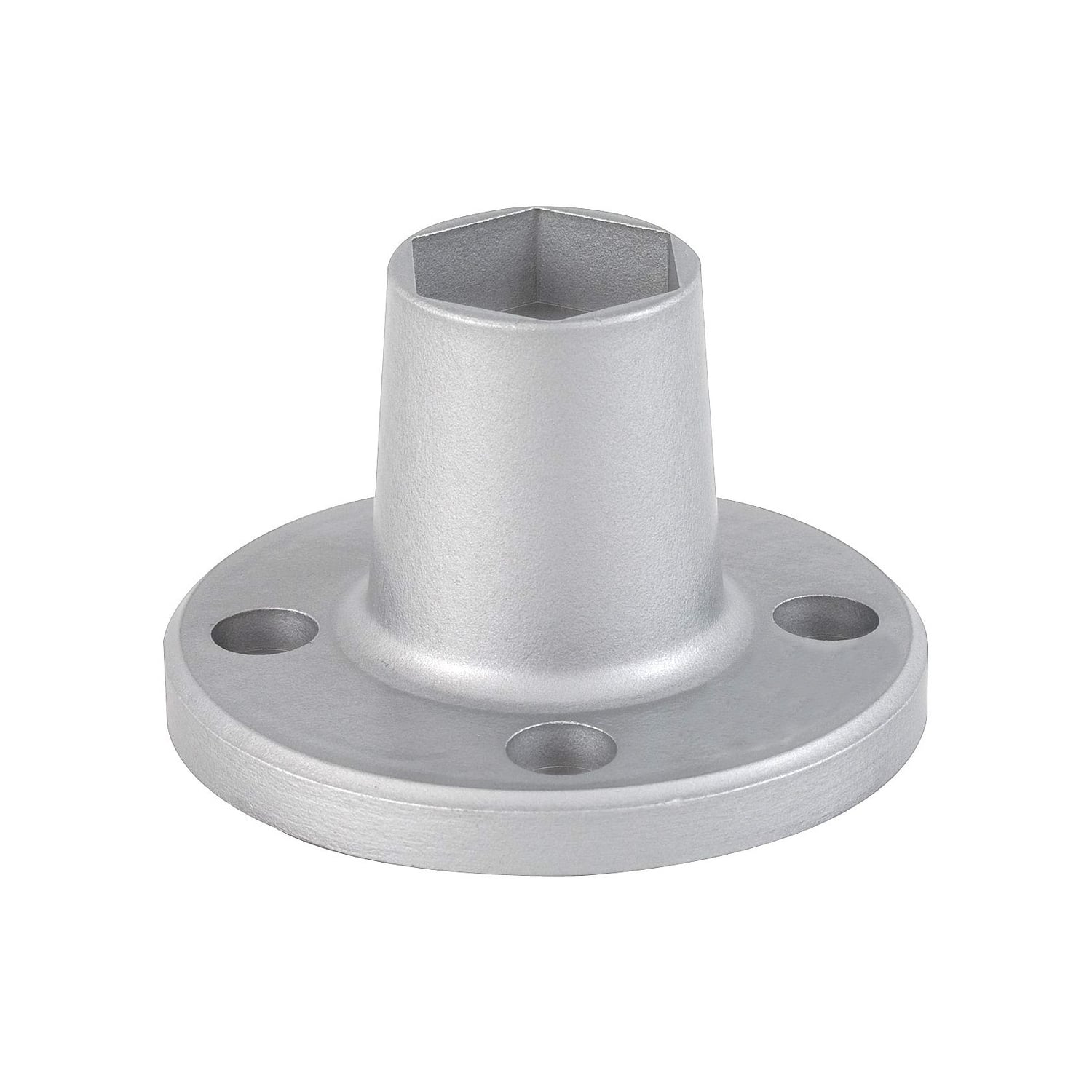 XVCZ02 Mounting Base Fixing Plate, For Use With Harmony XVC6 Series XVC6B1, XVC6B15S, XVC6B2, XVC6B25S, XVC6B3, XVC6B35S, XVC6B4, XVC6B45S, XVC6B5 and XVC6B55S 60 mm Tower Light, Metal