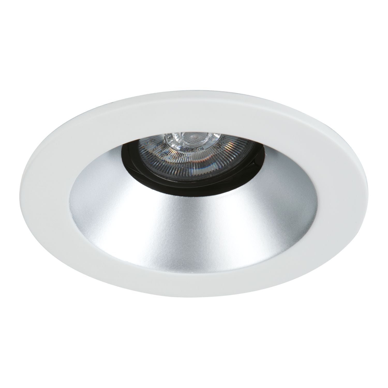 1440HWF Halo E44 35 deg Tilt Conical Reflector Full Overlap Open Self-Flanged Recessed Lighting Trim, LED Lamp, For Use With E44MR16ICAT 6 in Ultra Shallow Recessed Low Voltage New Construction Housing
