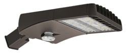 AREAFLD1A/110UNVD840/T5/BZ/60039 UltraLED Type V Distribution Area Light, 110 W Fixture, 120 to 277 VAC, Bronze Painted Housing