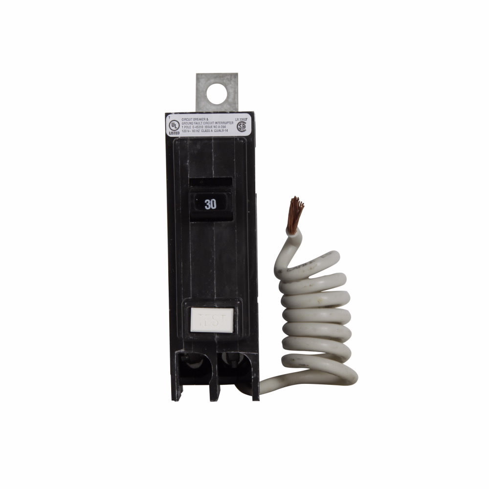 QBGFT1030 Miniature Circuit Breaker, 30 Amp, 1 Pole, 120/240V