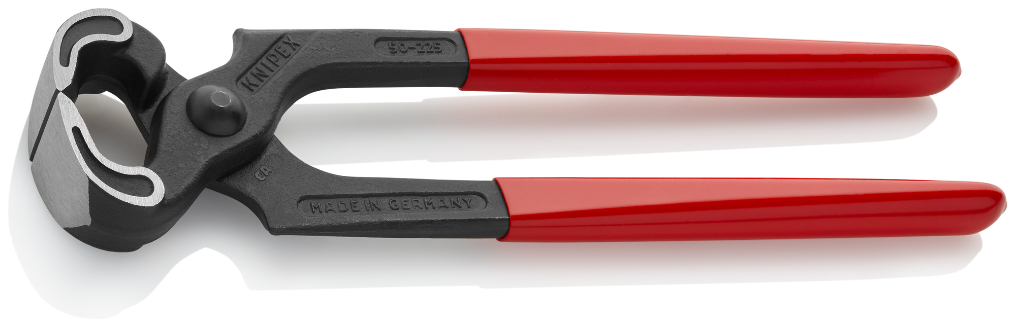 Carpenters' End Cutting Pliers, 9 in., Plastic Coating, Polished