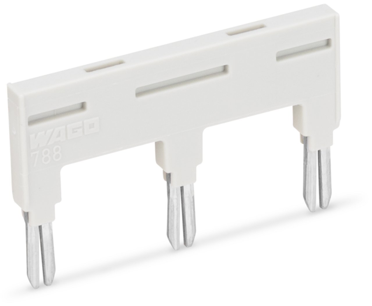 788-114 788 Comb Style Jumper, Flat Pin Construction, 0.846 in H x 1.346 in W x 0.122 in D