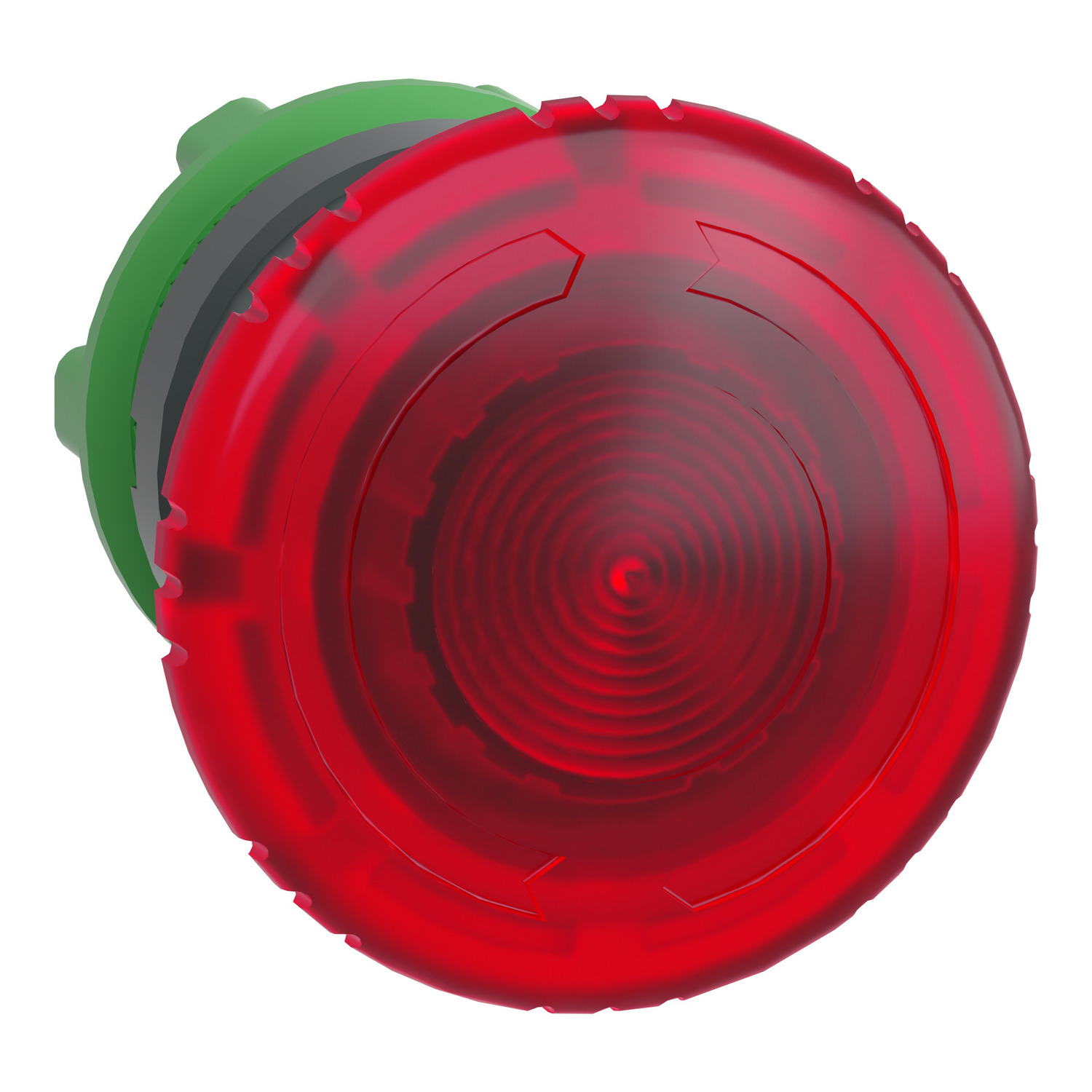 ZB5AW743 Harmony Emergency Stop Illuminated Switching Off Mushroom Head, 22 mm Dia, Round Shape, UNMARKED Legend, Plastic, Black