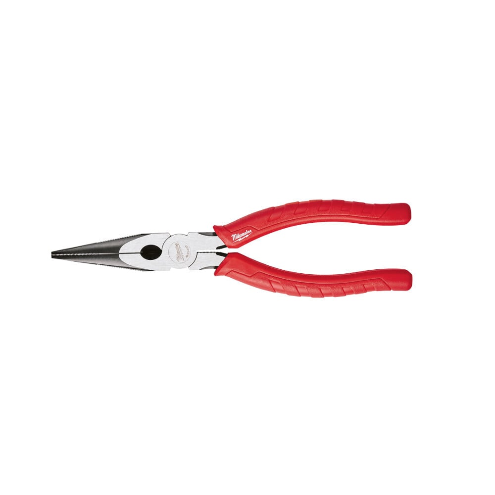 48-22-6101 Gen II Long Nose Plier With Side Cutter and Wire Stripper, Steel Jaw, 2-1/2 in L x 1-1/2 in W Jaw, 8 in OAL, 7/64 in W Tip