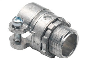 Connector, Squeeze, Zinc Die Cast, Trade Size 1/2 Inch