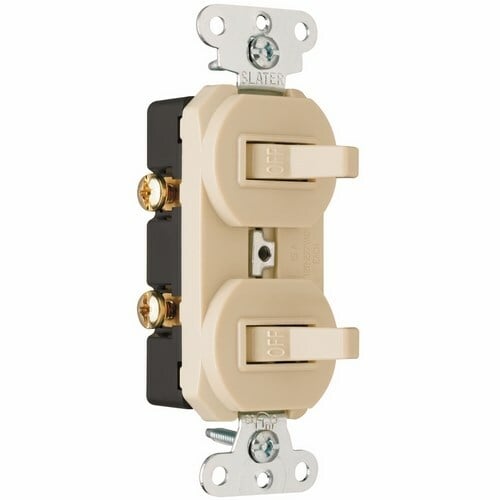 690-I 3-Wire Double Non-Grounding Combination Switch, 15 A, 120/277 V AC, 1 Poles