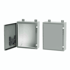 Continuous Hinge Enclosure with Clamps LP Type 12, 16x20x8, Gray, Mild Steel