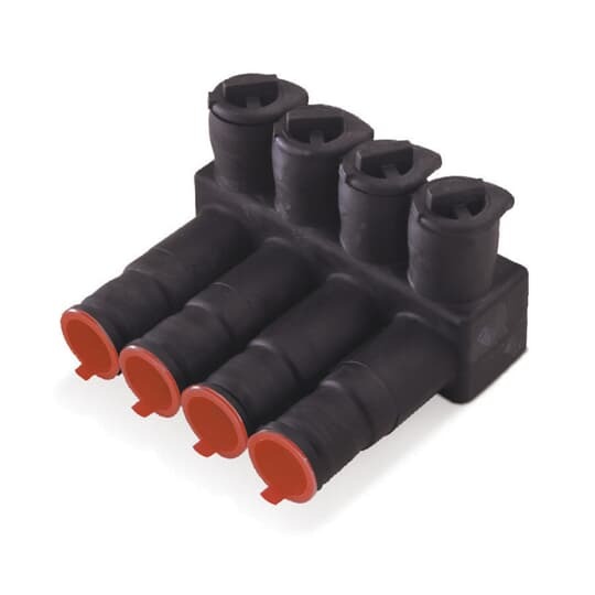 USB63S Blackburn Multi-Port Connector, 12 to 350 kcmil Run/Main, Aluminum